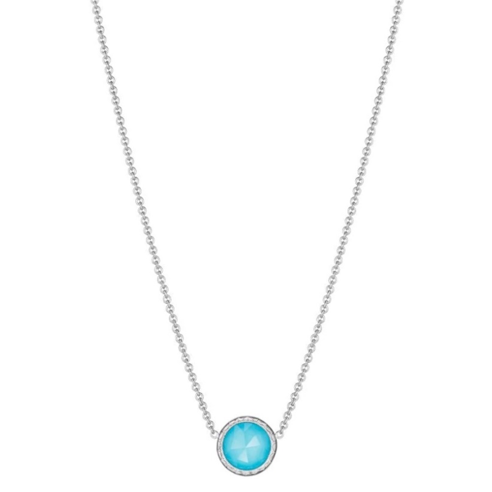 Tacori floating bezel necklace